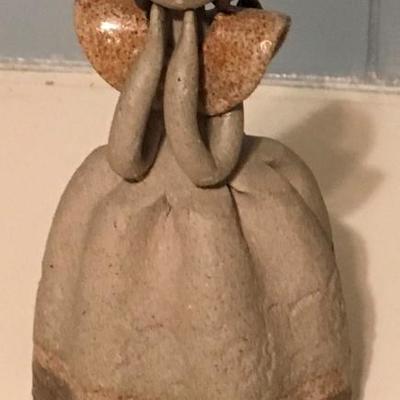 Clay Girl Figurine 