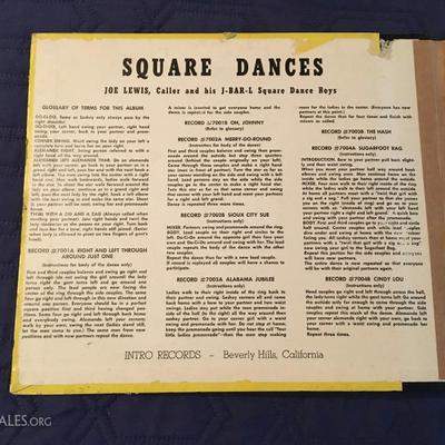"Square Dances" Record (33) 