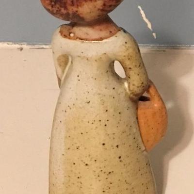 Clay Lady Figurine 