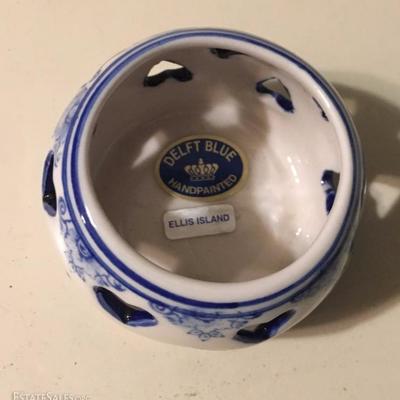 Delft Blue Votive Holder