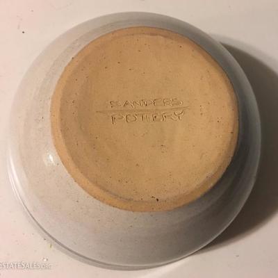 HH Sanders Pottery Bowl 