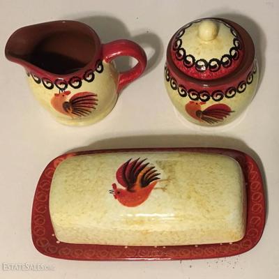 Rooster Serving Set