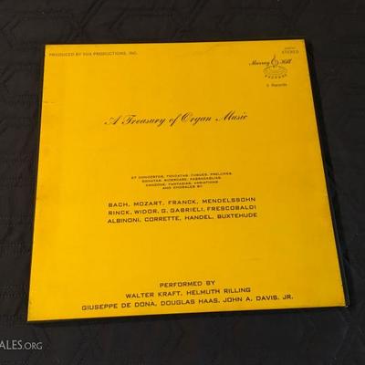 "A Treasury of Organ Music" Record (33) 