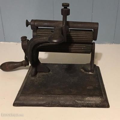 Antique Fluting Machine