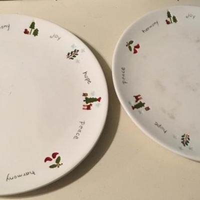"Holiday Home" Plate and Ramikin Collection