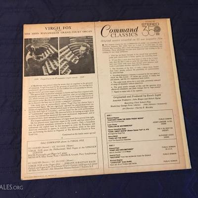 "Virgil Fox Plays the John Wanamaker Organ" Record (33) 
