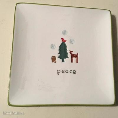 "Holiday Home" Plate and Ramikin Collection