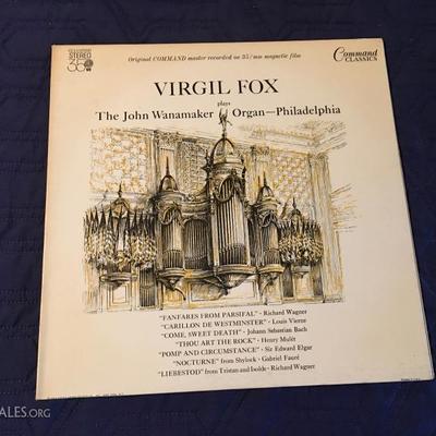 "Virgil Fox Plays the John Wanamaker Organ" Record (33) 