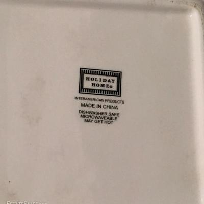 "Holiday Home" Plate and Ramikin Collection