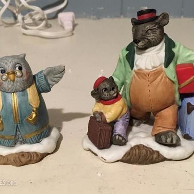 Fitz and Floyd "Holiday Hamlet" Enchanted Forest Collection 