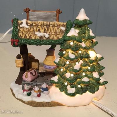 Fitz and Floyd "Holiday Hamlet" Enchanted Forest Collection 