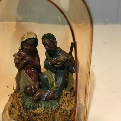 Glass Dome Nativity 