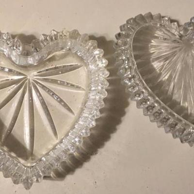 Glass Heart Trinket Box