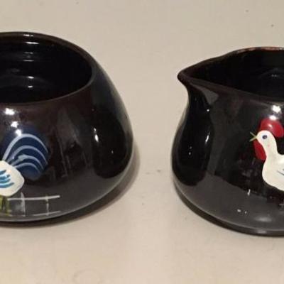 Four Piece Rooster Set
