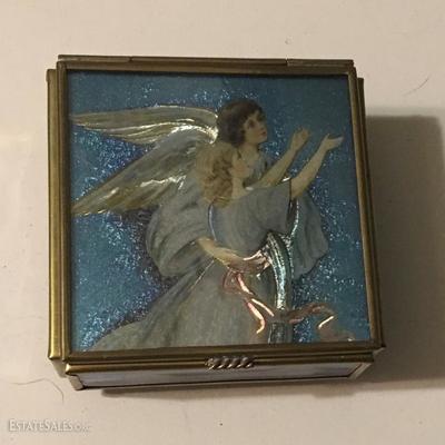 Thomas Cathey Collection Angel Trinket/Jewelry Box