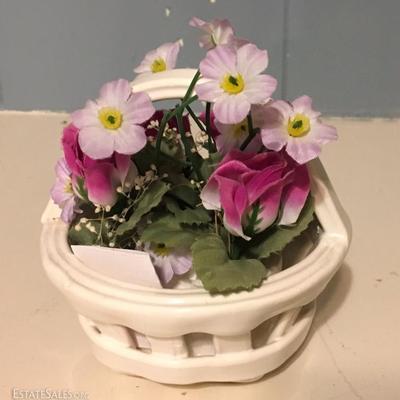 Small Basket With Flowers
