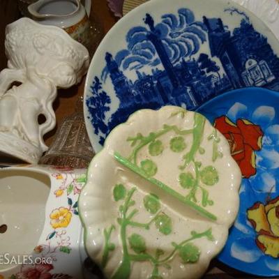 Lot #6 - Blue & White Dishes, Art, Plates, & Misc. 