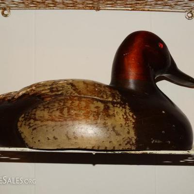 Leo Koppy Signed Wood carved Duck