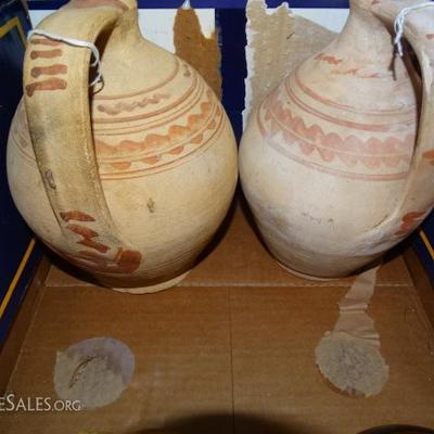 Lot #8 - Mexican Jugs, Glass, Misc. 