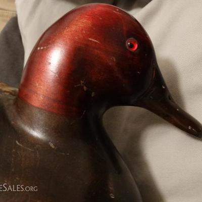 Leo Koppy Signed Wood carved Duck