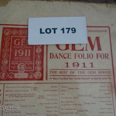 Lot #179 - Sheet Music