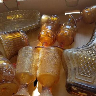 Amber glass Lot #241