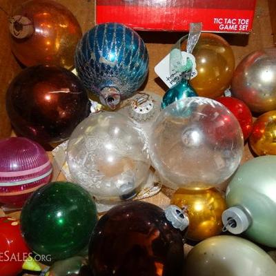 Lot #181 Glass Christmas Ornaments