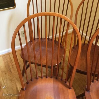 Lot 9 - Six Artist Made Dining Chairs