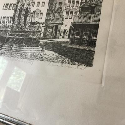 Lot 6  - Two Signed German Prints 