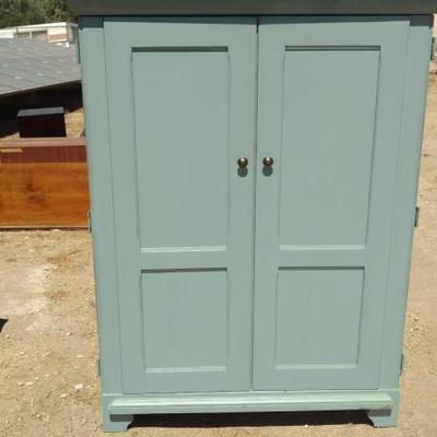 Light Blue Entertainment Cabinet