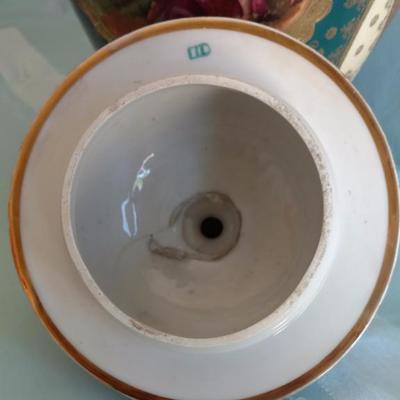 Two 17" Porcelain Urns from England