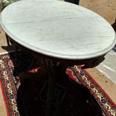 Victorian Marble Top Table