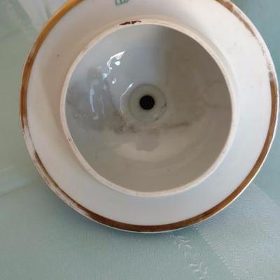 Two 11" Porcelain Urns from England