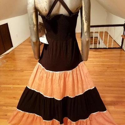 Vintage 1970 Young Edwardian by Arpeja Boho fluid maxi embroidery