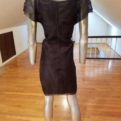 Christian Lacroix Couture Runway chantilly lace silk organza iconic dress