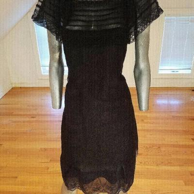 Christian Lacroix Couture Runway chantilly lace silk organza iconic dress