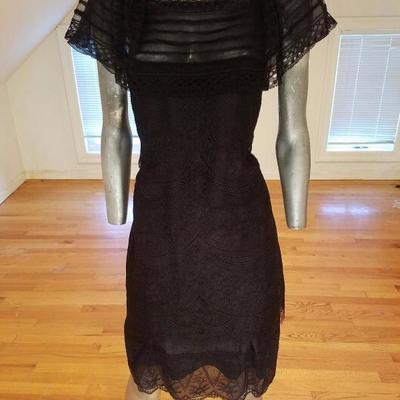 Christian Lacroix Couture Runway chantilly lace silk organza iconic dress