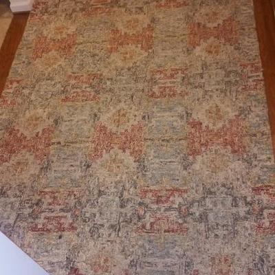 Muti-colored area rug