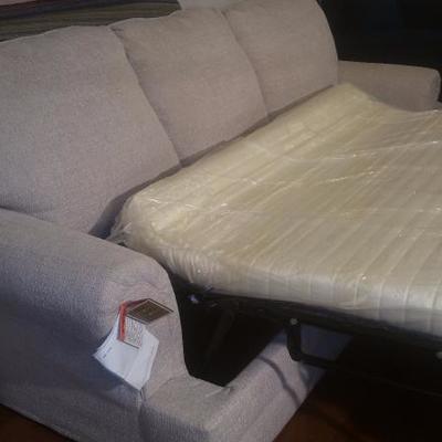 White Queen Sized Sofa Bed