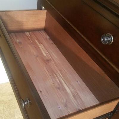 7-Drawer Dresser with Mirror and Matching 5-Drawer Chest