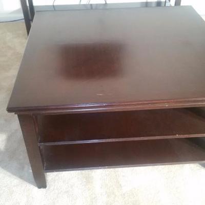 Large Coffee Table with Matching Display Table