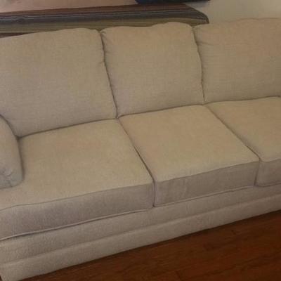 White Queen Sized Sofa Bed