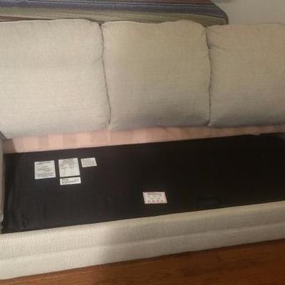 White Queen Sized Sofa Bed