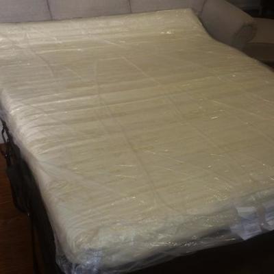 White Queen Sized Sofa Bed