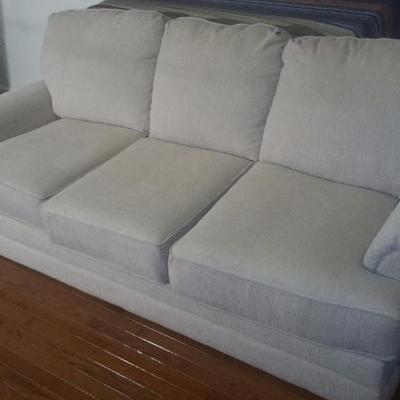White Queen Sized Sofa Bed