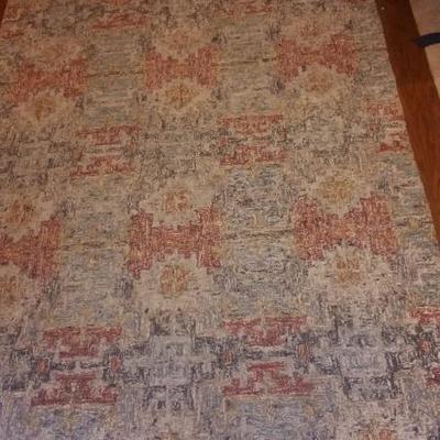 Muti-colored area rug