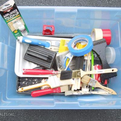 Mixed Lot of Paint Supplies
