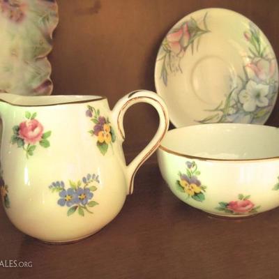 Lot of Antique European Style Cups and Plates