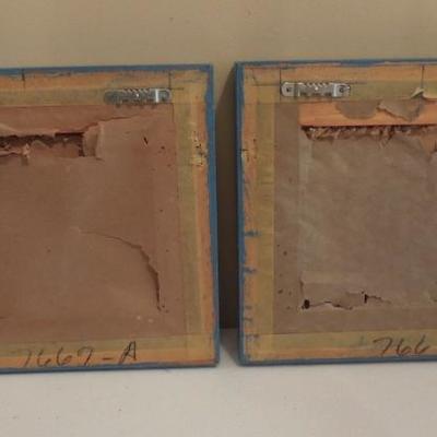 Pair of Small Framed Early American Prints