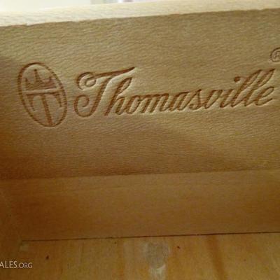 Thomasville Maple 10 Drawer Dresser with Mirror